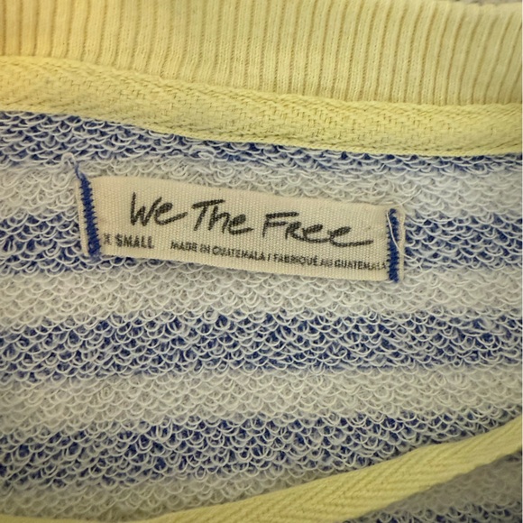 We the free classic stripped oversized Crewneck - Picture 3 of 3